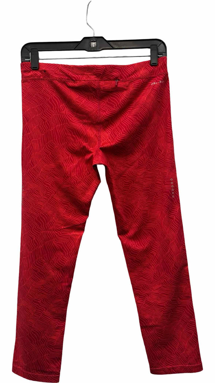 Nike Size M Red Black Print Athletic Pants