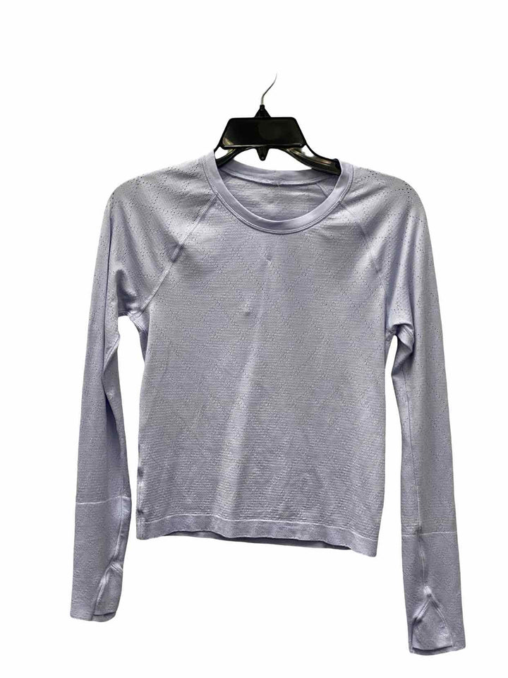 Lululemon Size 6 Blue Athletic Long Sleeve