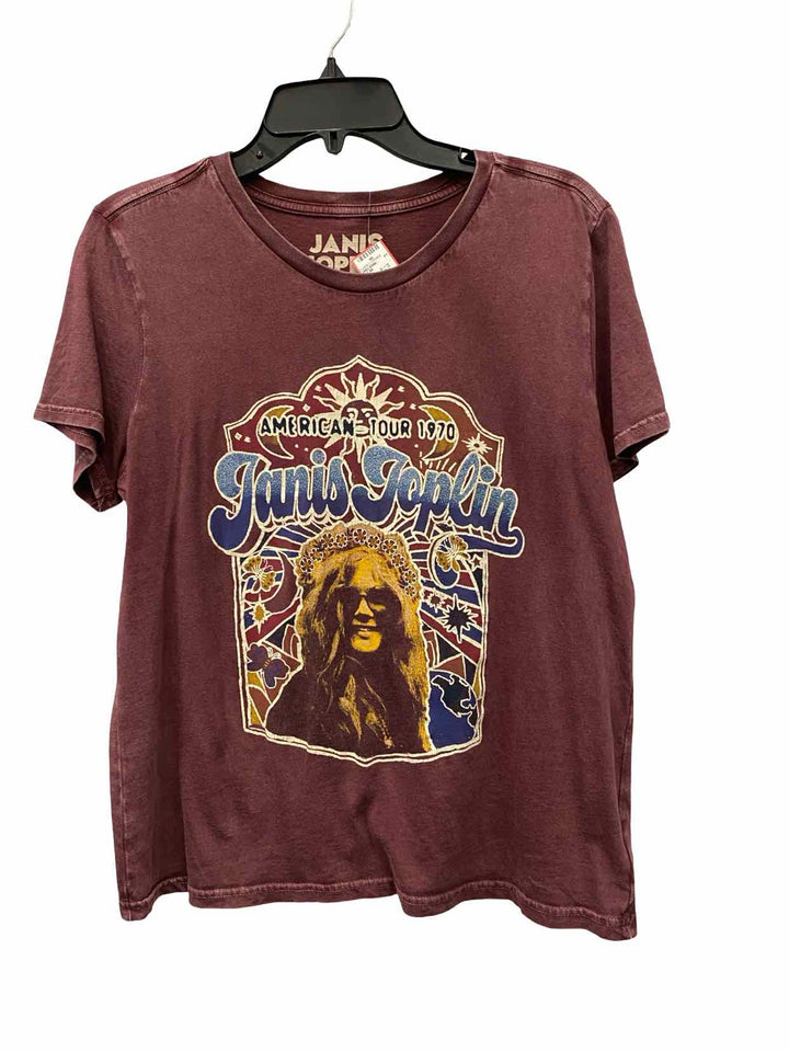 Lucky Brand Size M Red T-shirt