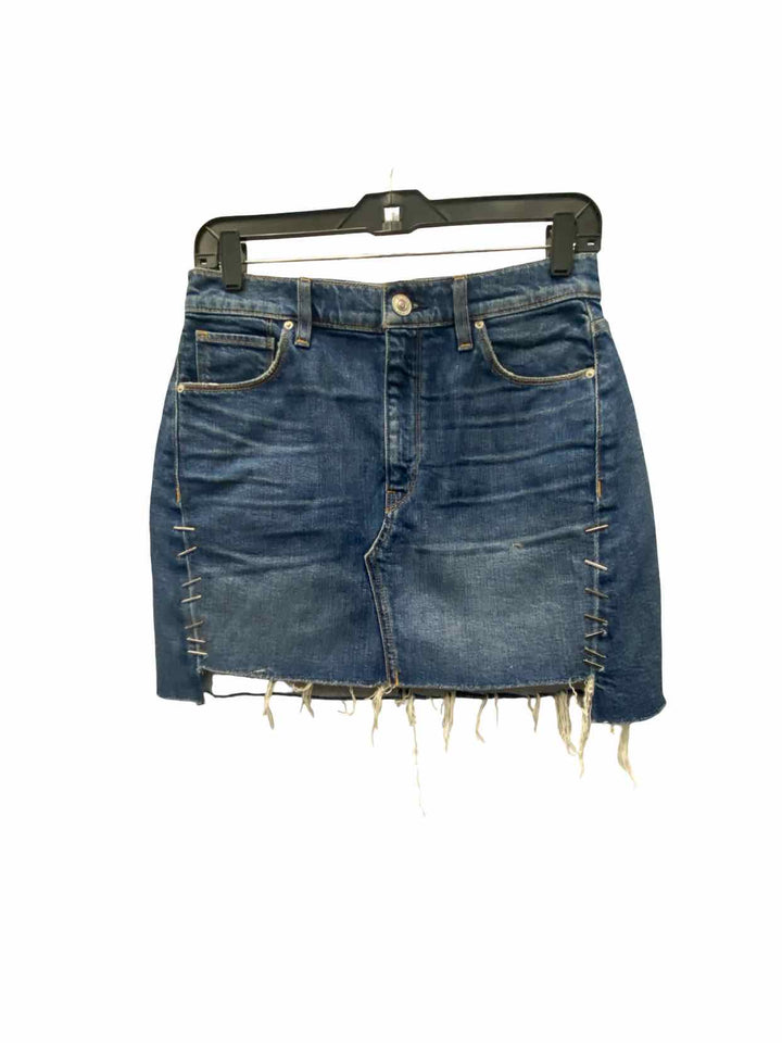 hudson Size 27 Blue Denim Skirt