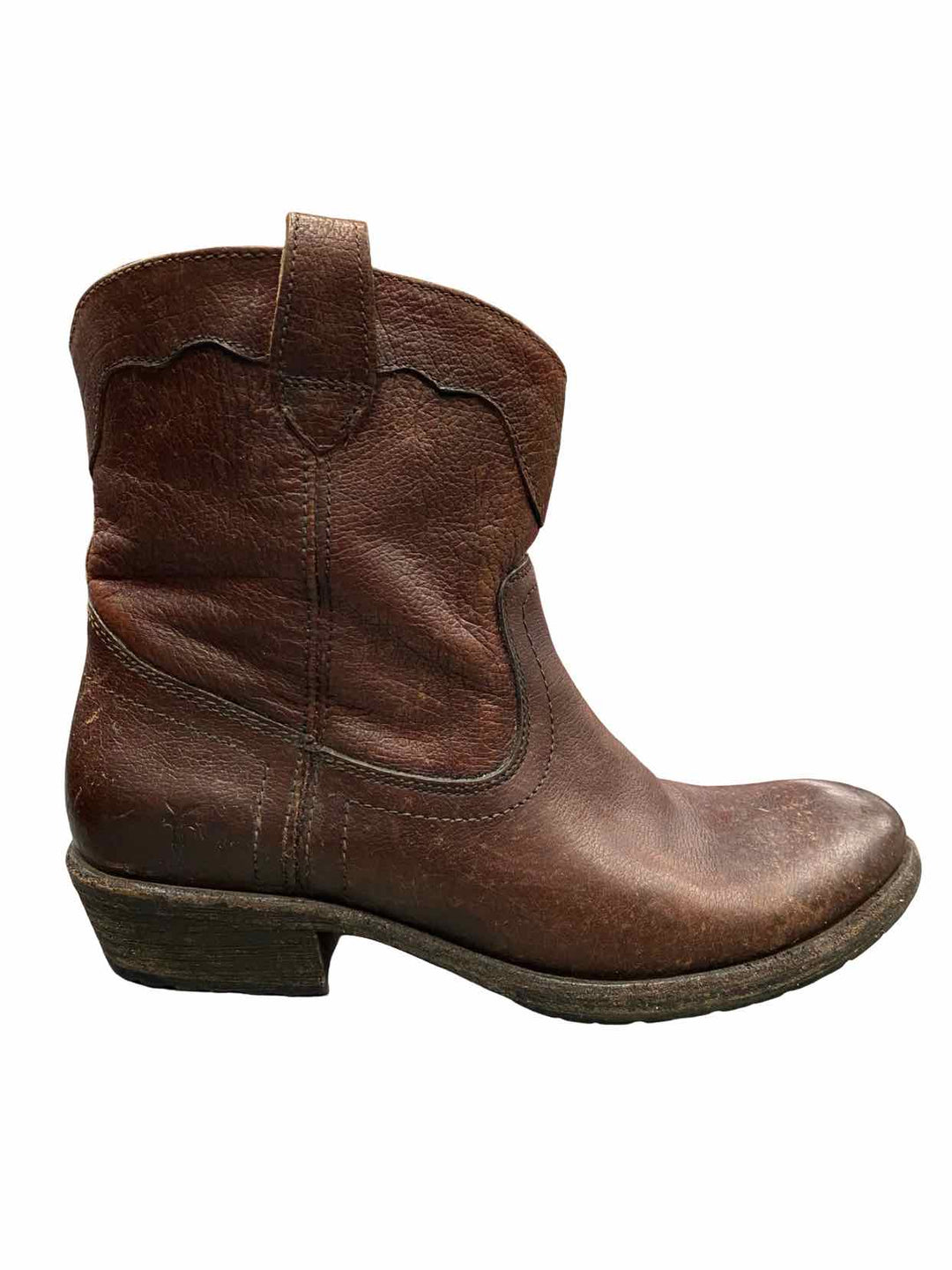 Frye Shoe Size 8 Brown Leather Boots(Ankle)