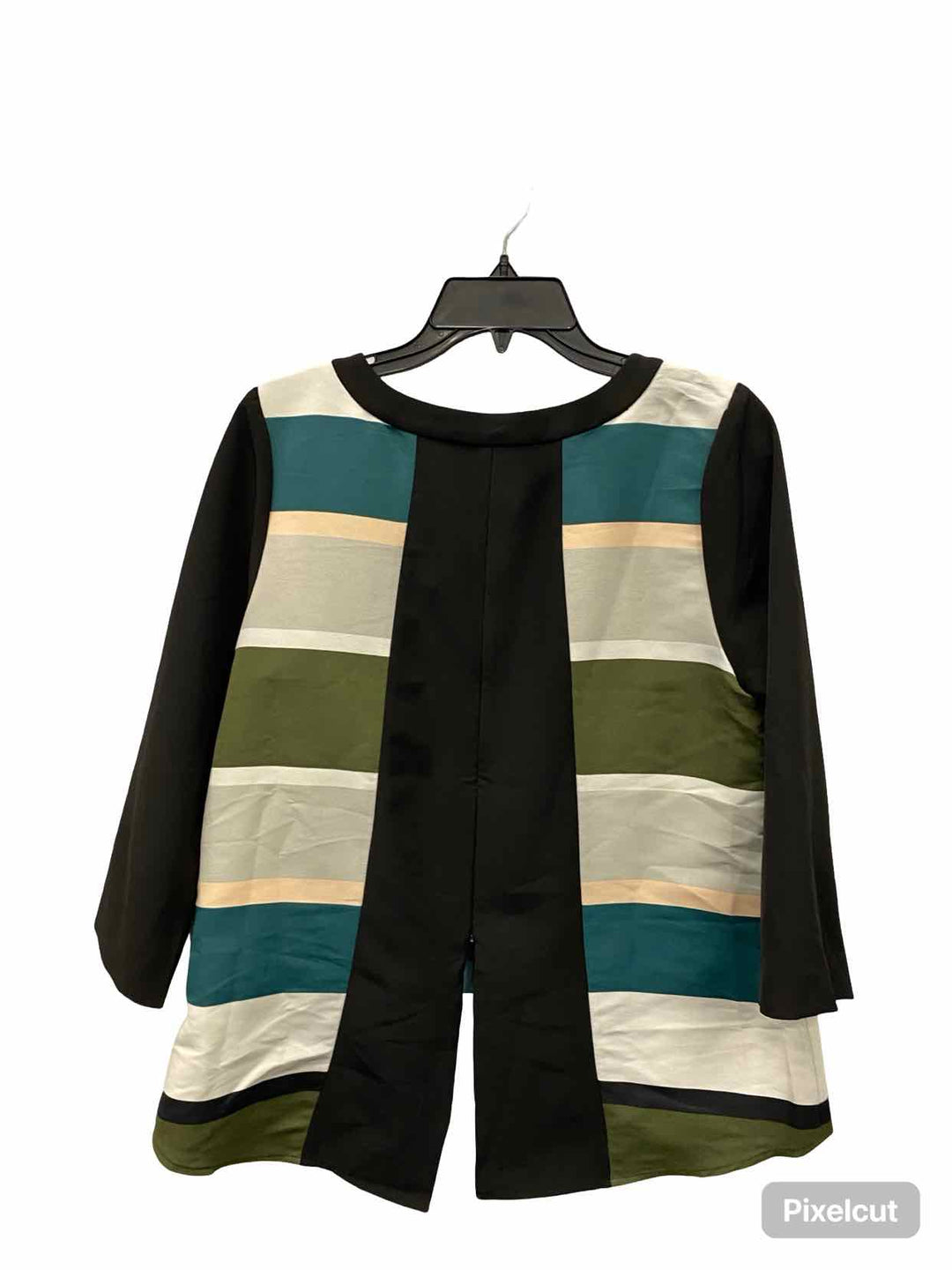 Troubadour Size 8 Black Beige Striped Long Sleeve Shirts