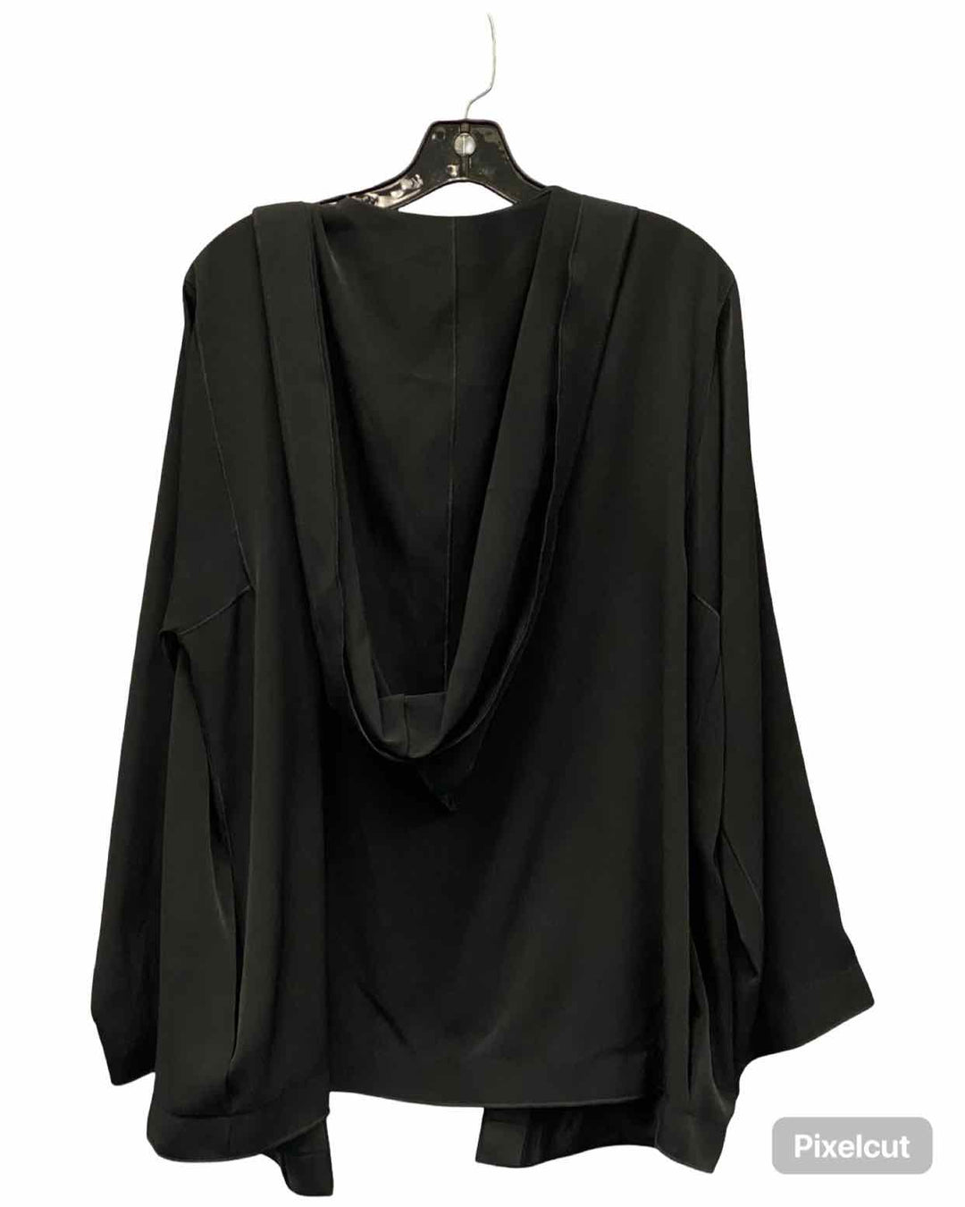 Szymkowicz Size M/L Black Hooded Long Sleeve Shirts