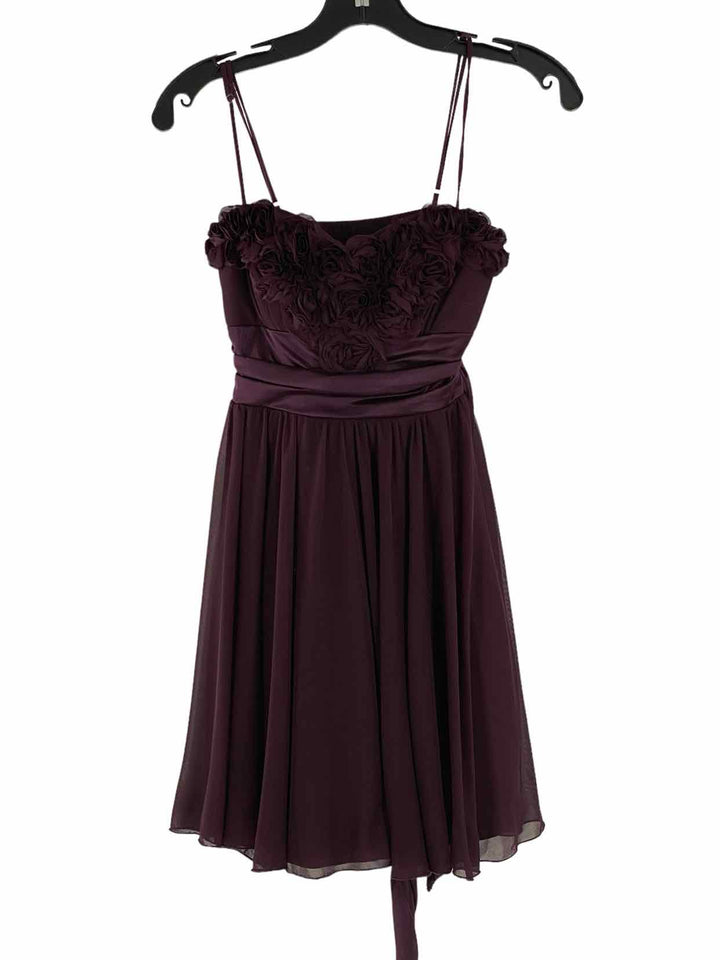 Speechless Size S Eggplant Roses Dress