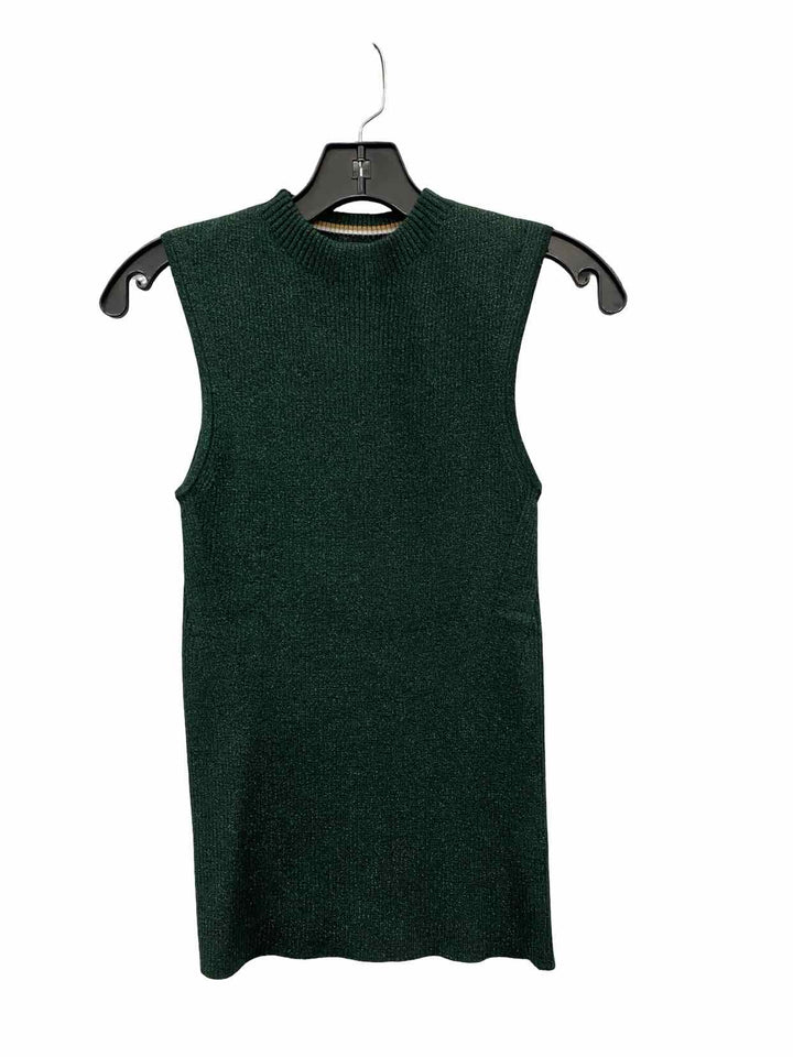 Boss Size S Green Sparkly Tank Top