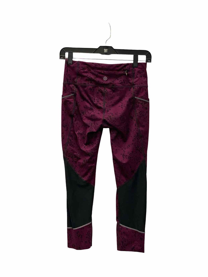 Athleta Size XS Purple Print Athletic Pants