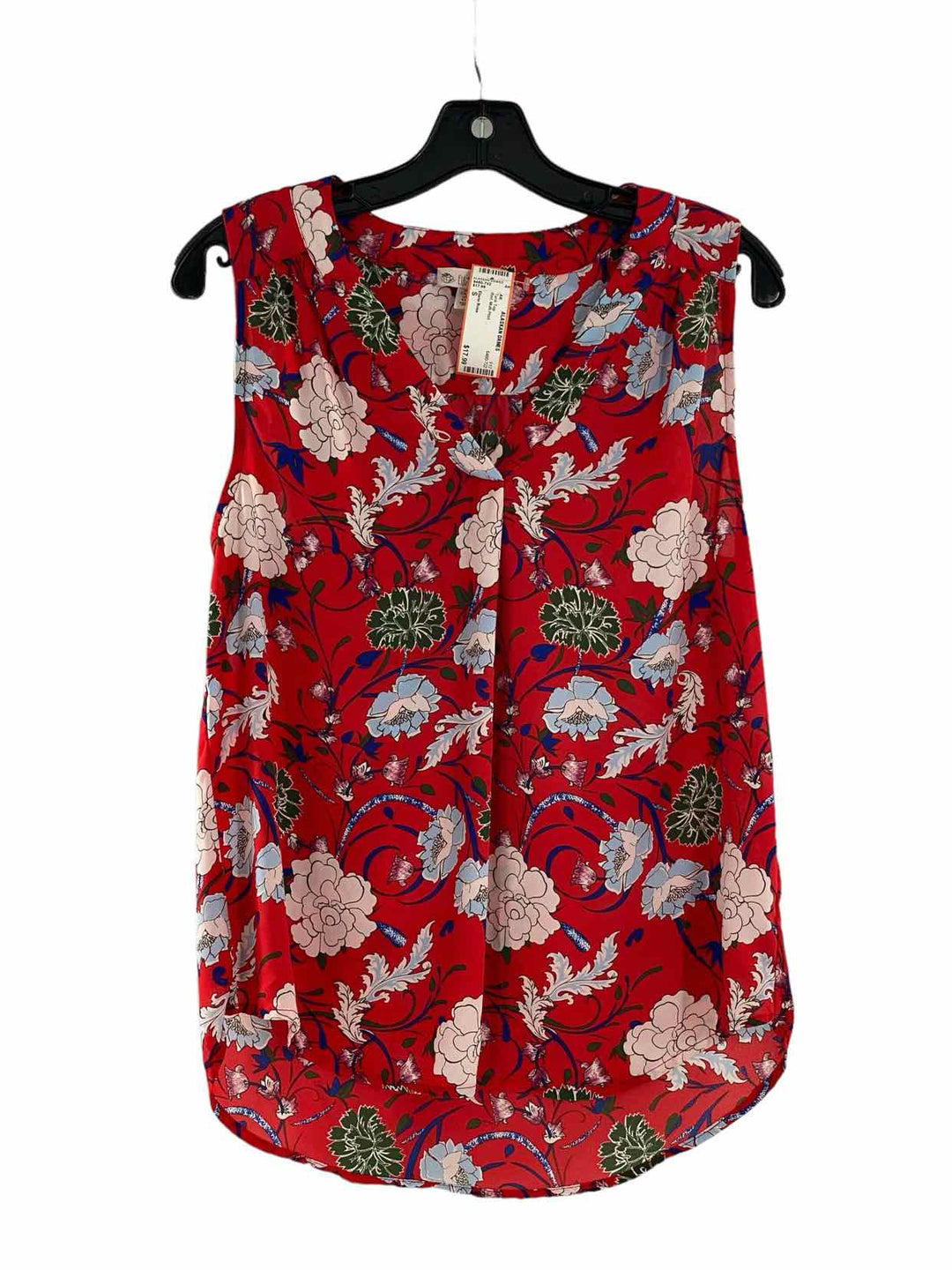 Eliane Rose Size S Red Multi-Print Tank Top