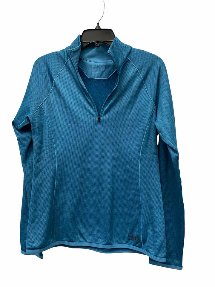 Mountain Hard Wear Size S Blue Athletic Long Sleeve