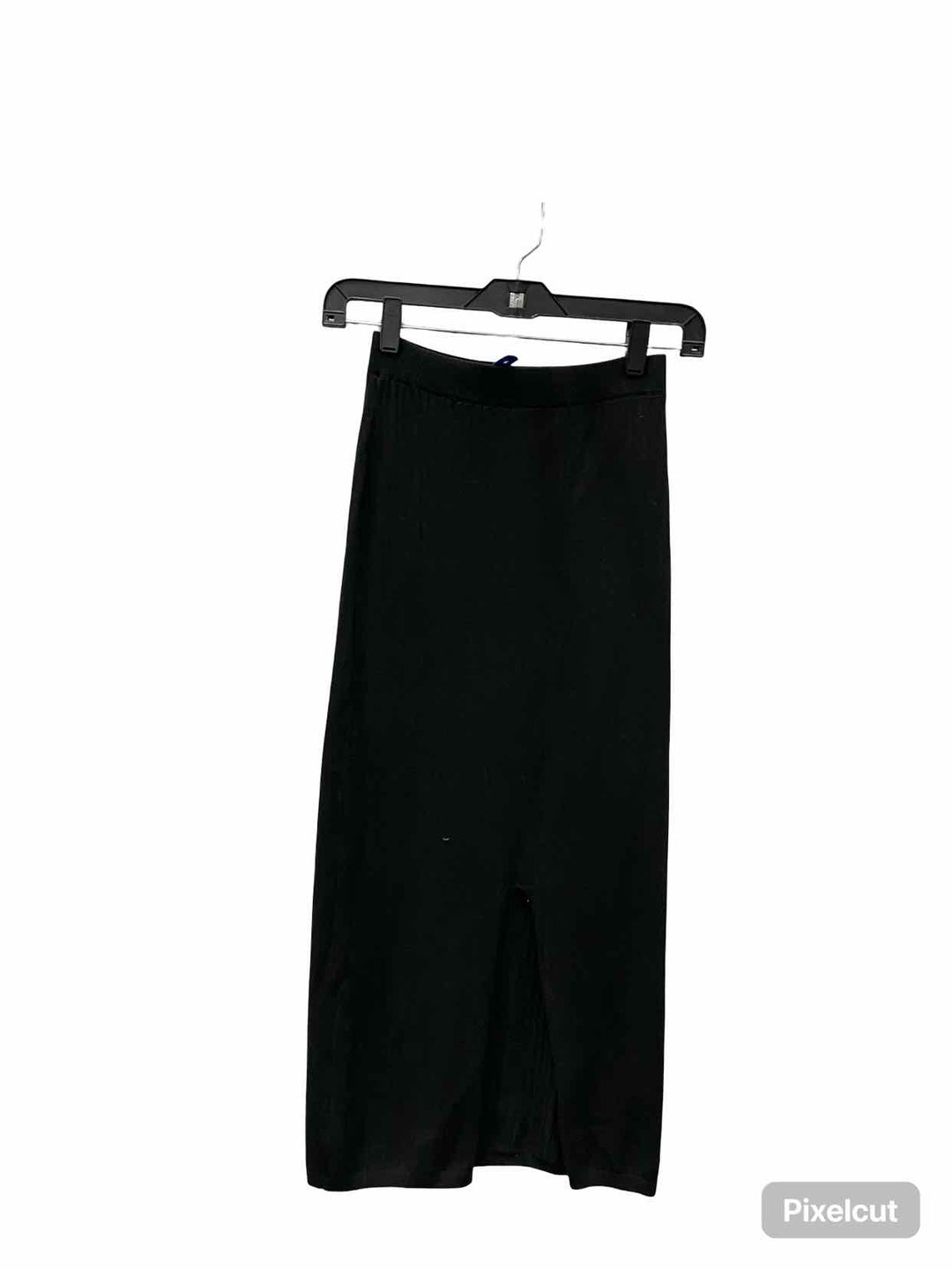 Free People Size XS Black Ribbed Skirt