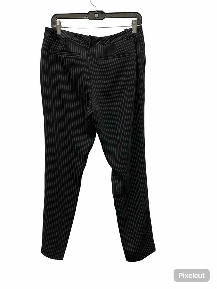 Tommy Hilfiger Size 6 Black White Striped Pants