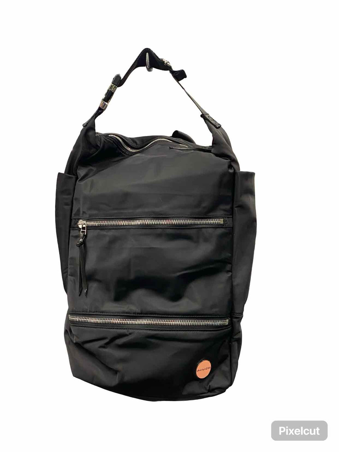 Shorty Love Black Boxer -  Large Backpack Purse