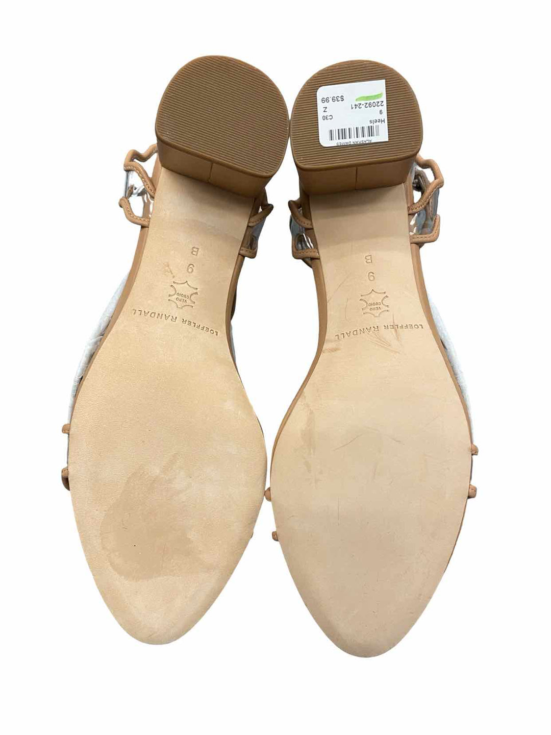 Loeffler Randall Shoe Size 9 Tan Scalloped Heels