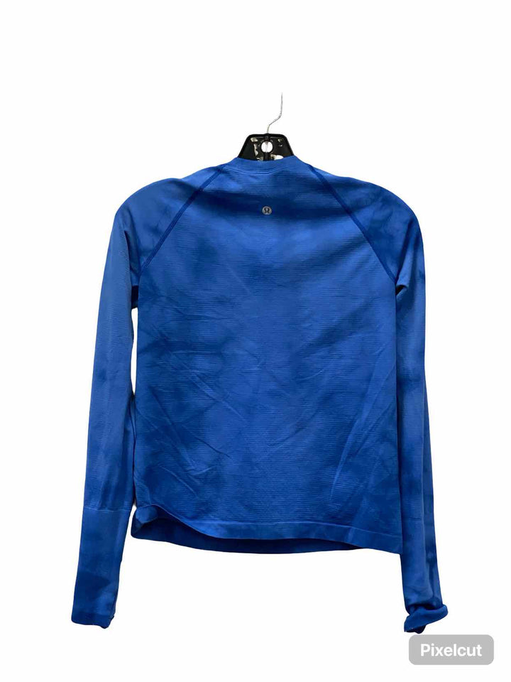 Lululemon Size 8 Blue Athletic Long Sleeve
