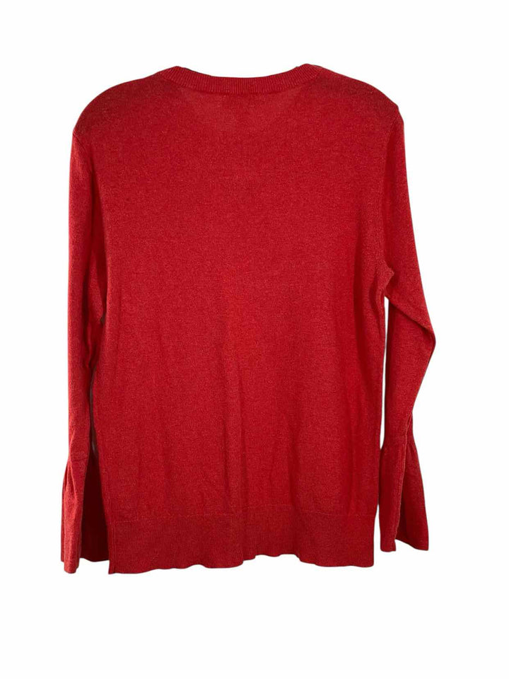 Loft Size L Red Long Sleeve Shirts