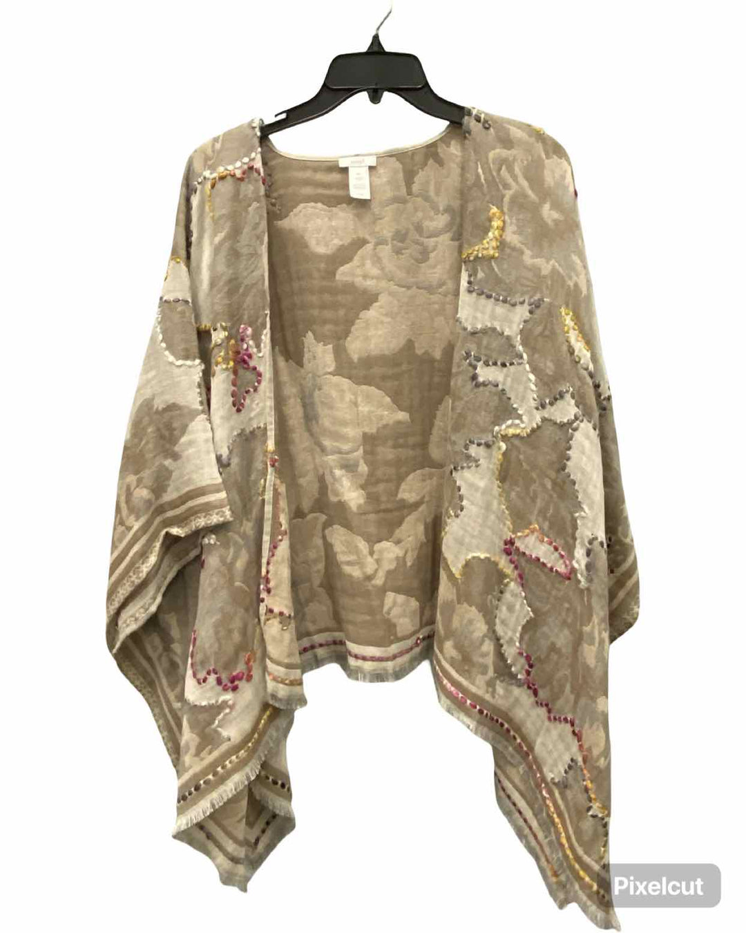 Pure Jill Size M/L Beige Multi 100% cotton Jacket