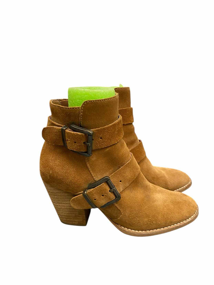 Jeffrey Campbell Shoe Size 7.5 Brown Leather Boots(Ankle)