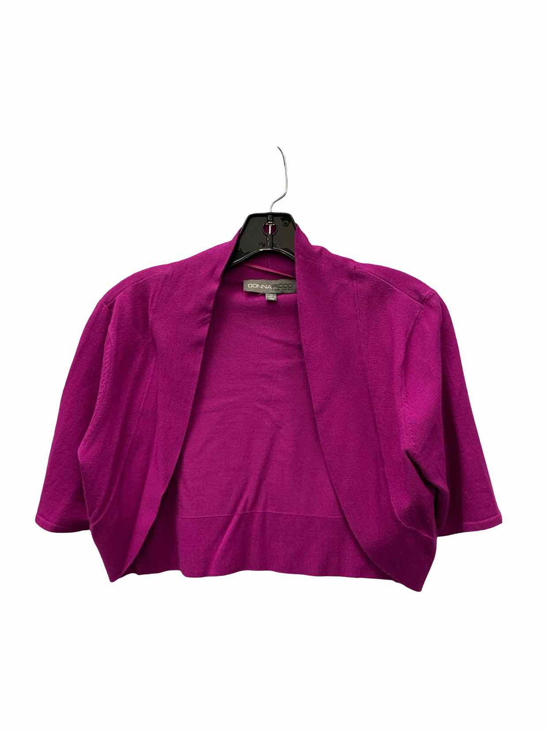 Donna Ricco Size M Purple Short Sleeve Shirts