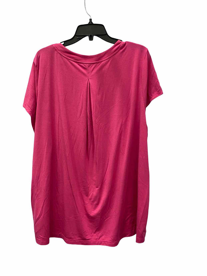 Athleta Size XL Pink Short Sleeve Shirts