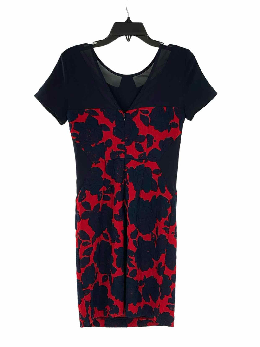 Maeve Size XS Navy Red Floral Dress