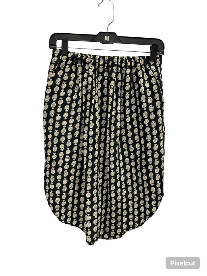 MadeWell Size M Black White Skirt