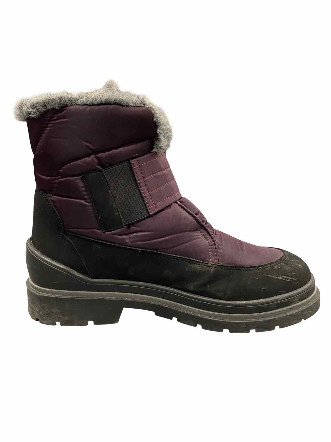 ATTIBA Shoe Size 42 Purple Black Flip Grip Outsole Boots(Ankle)