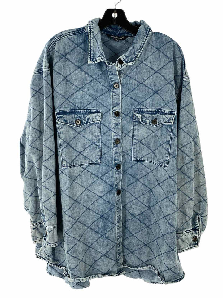 Davi&Dani Size 3XL Blue Denim Jacket