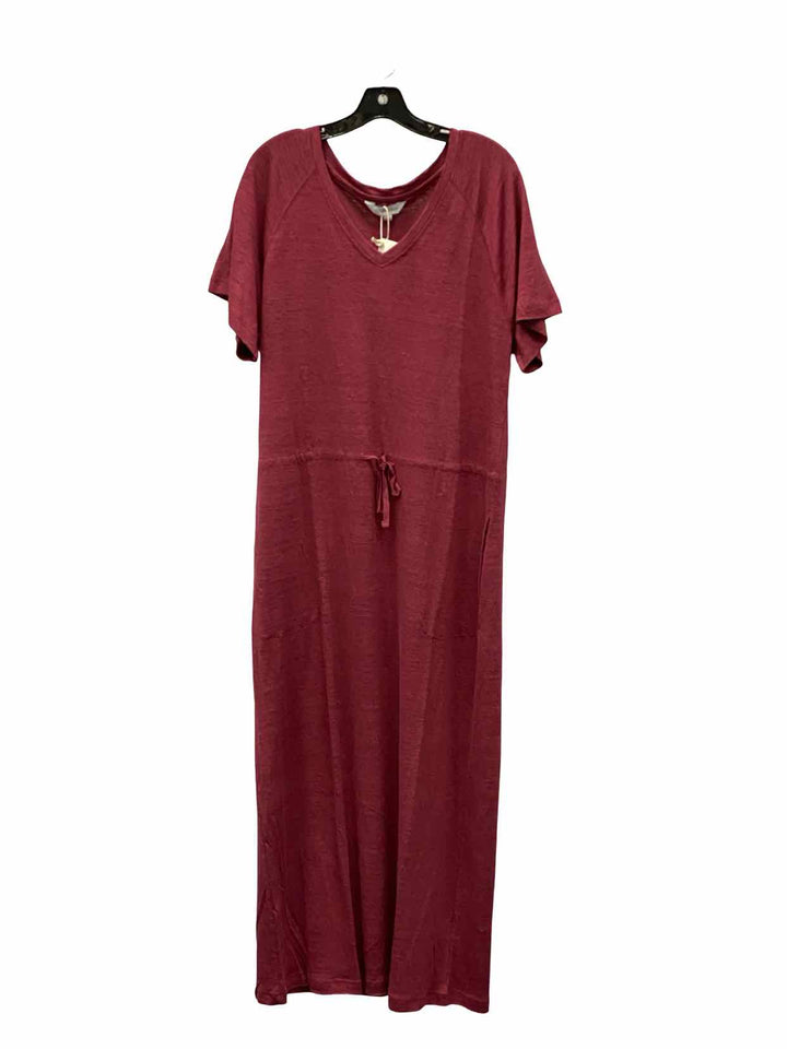 The Company Store Size M/L Plum 100% Linen NWT Dress