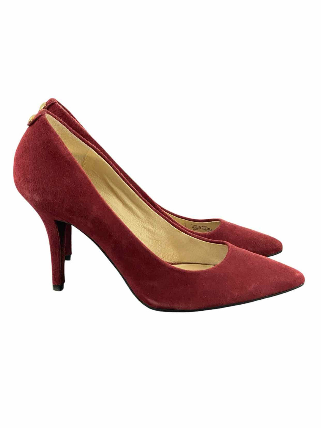 Michael Kors Shoe Size 8.5 Red Suede Heels