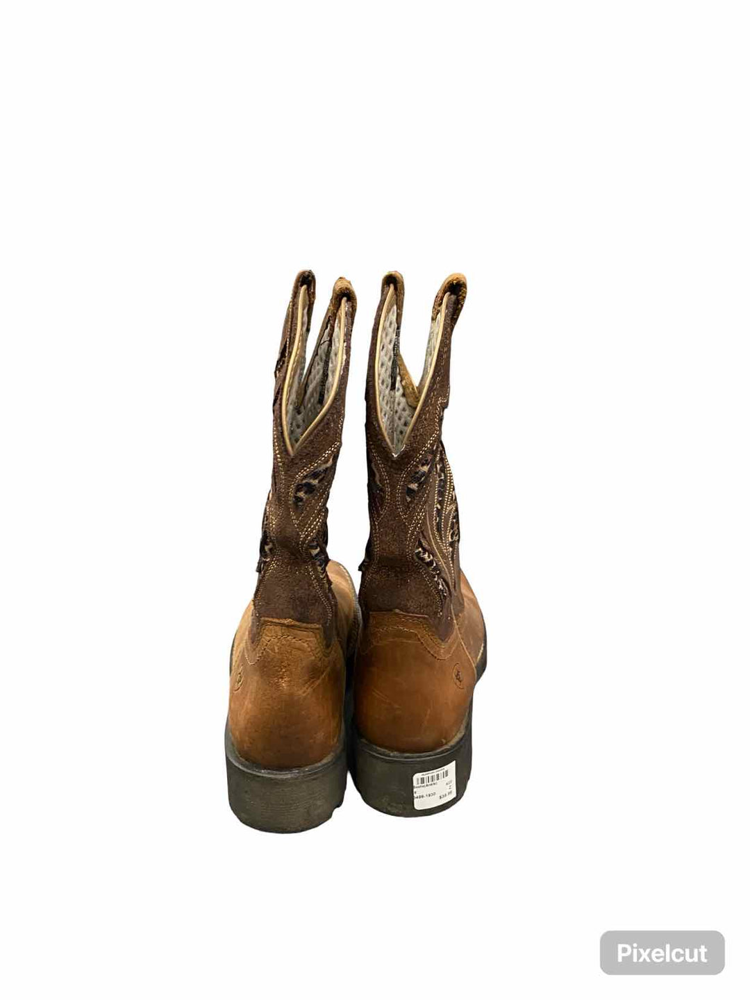 Ariat Shoe Size 9 Brown Unbrindled Rancher Venttek Broad Square Toe Boots(Ankle)