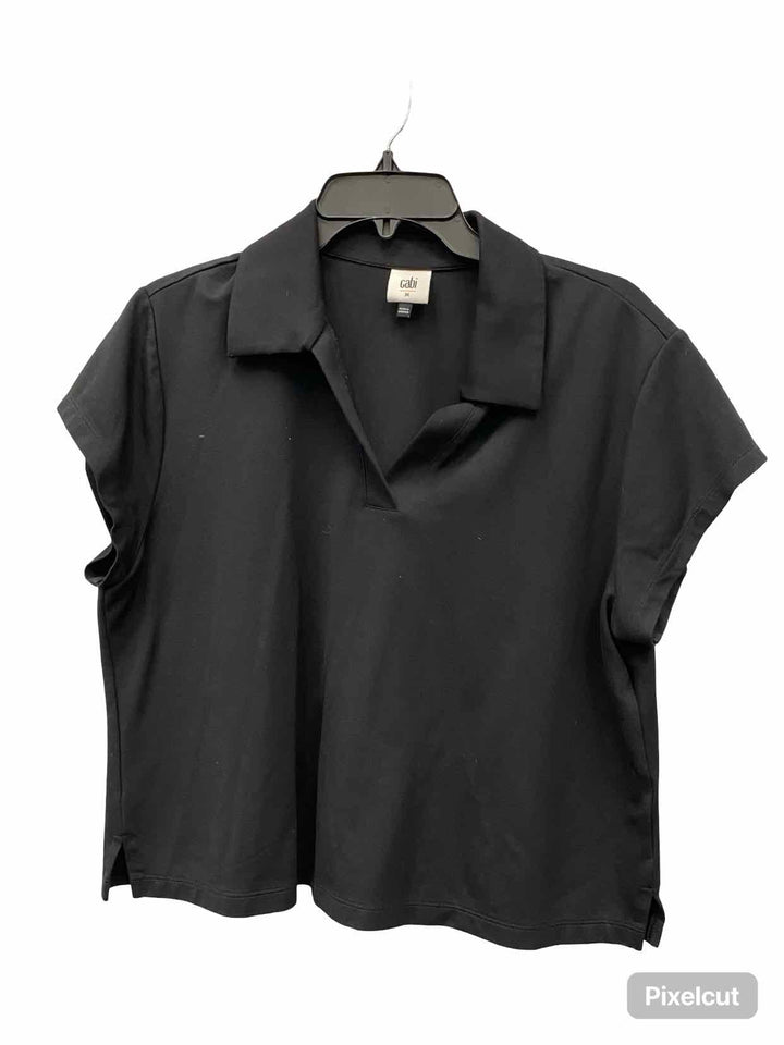 Cabi Size M Black Short Sleeve Shirts