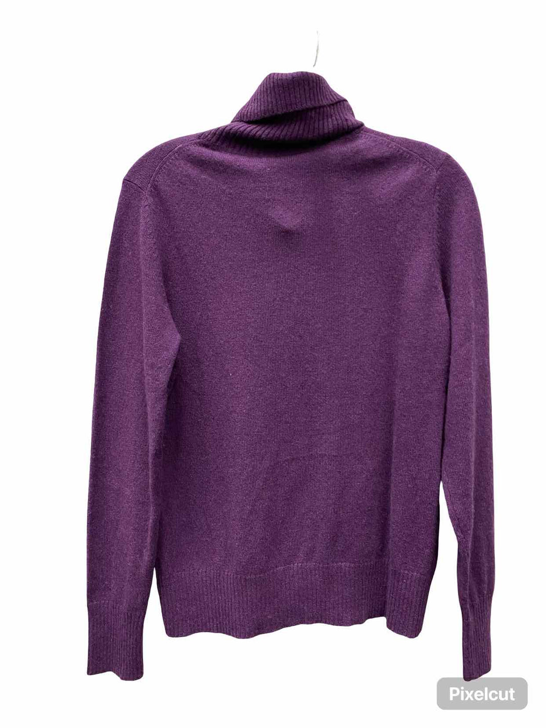 avellini Size L Purple 100% 2-ply cashmere Sweater