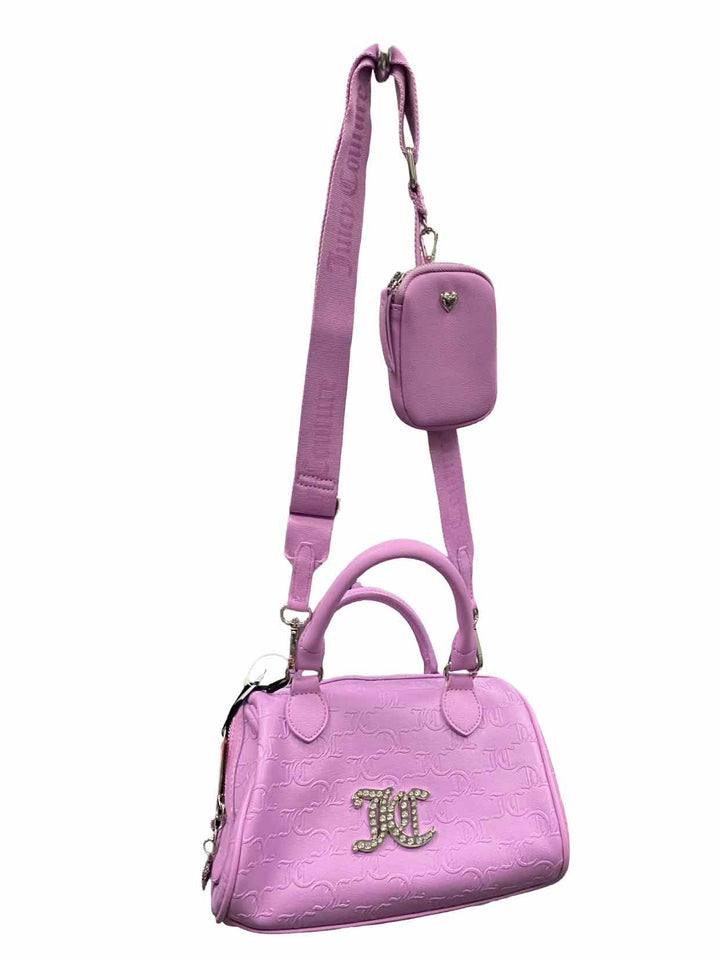 Juicy Couture Violet Tulle All About That Bling Satchel Purse