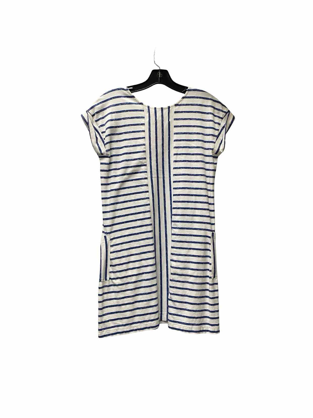 Adventura Size S Blue White Striped Dress