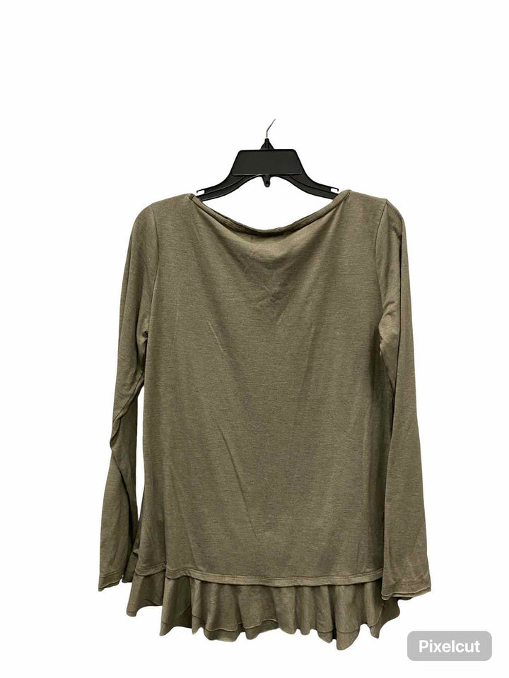 Banana Republic Size L Beige Long Sleeve Shirts