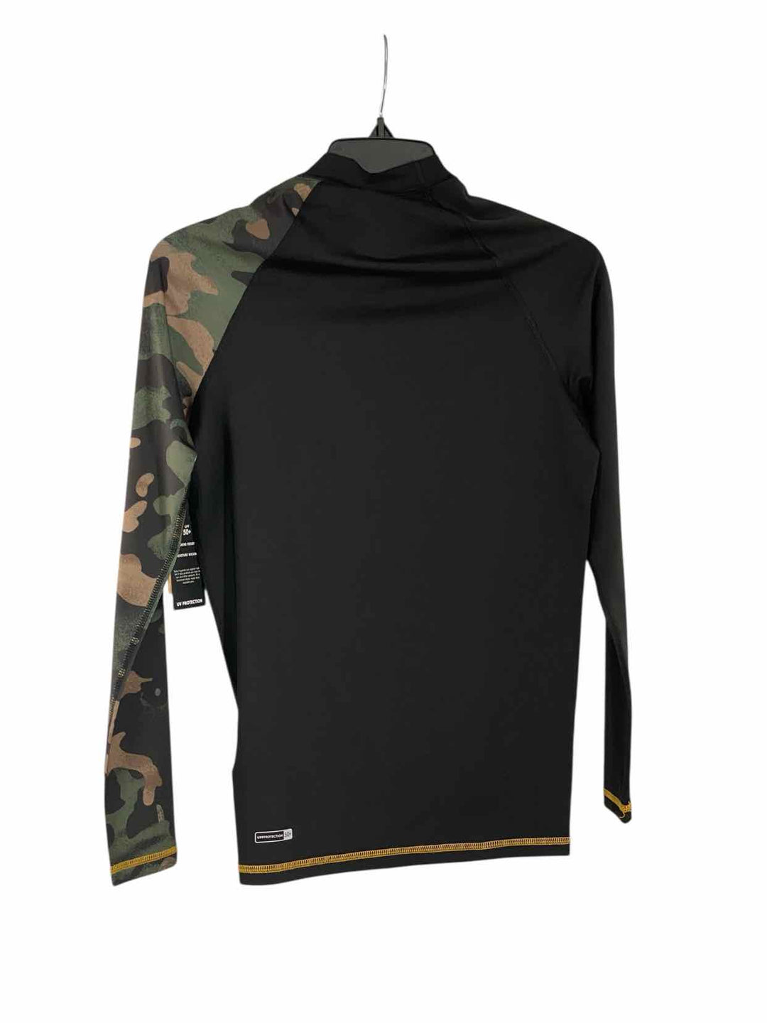 Quicksilver Size S Black Athletic Long Sleeve