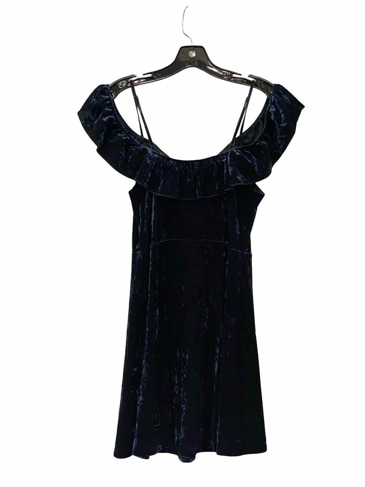 American Eagle Size S Blue Velour Dress