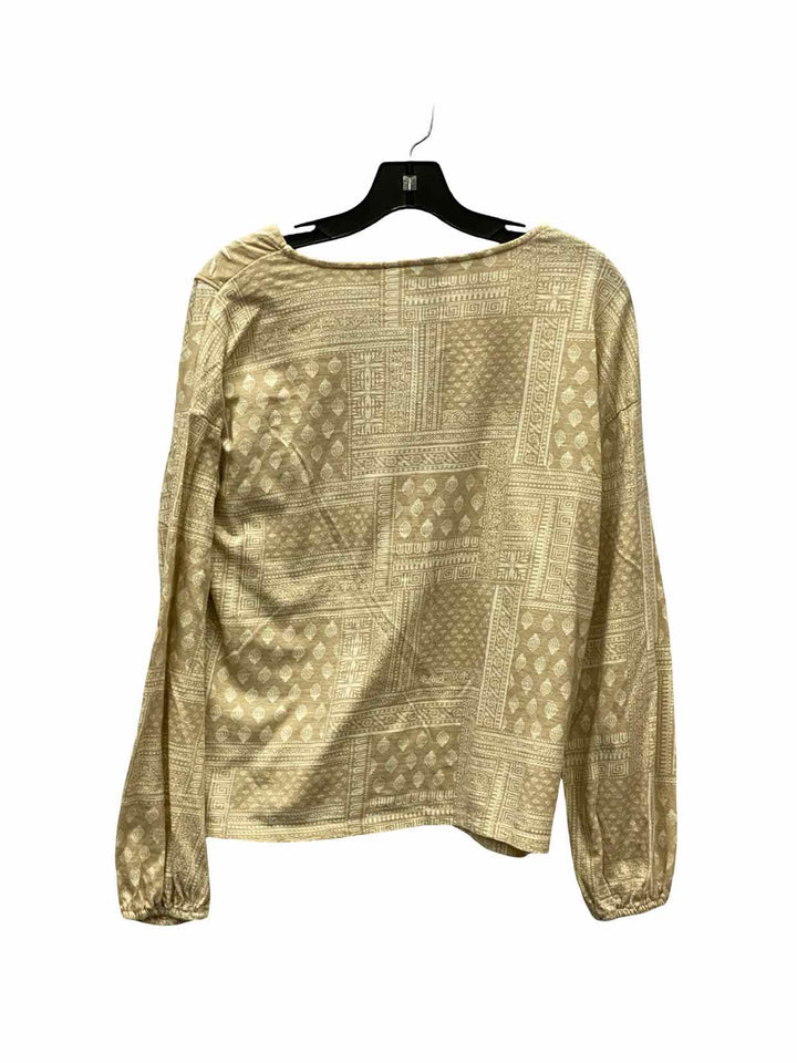 Canyon Retreat Size S Brown Floral 100% cotton Long Sleeve Shirts