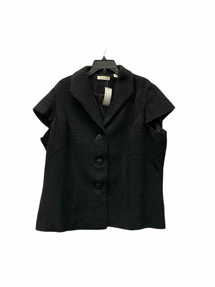 Coldwater Creek Size 18 Black Vest