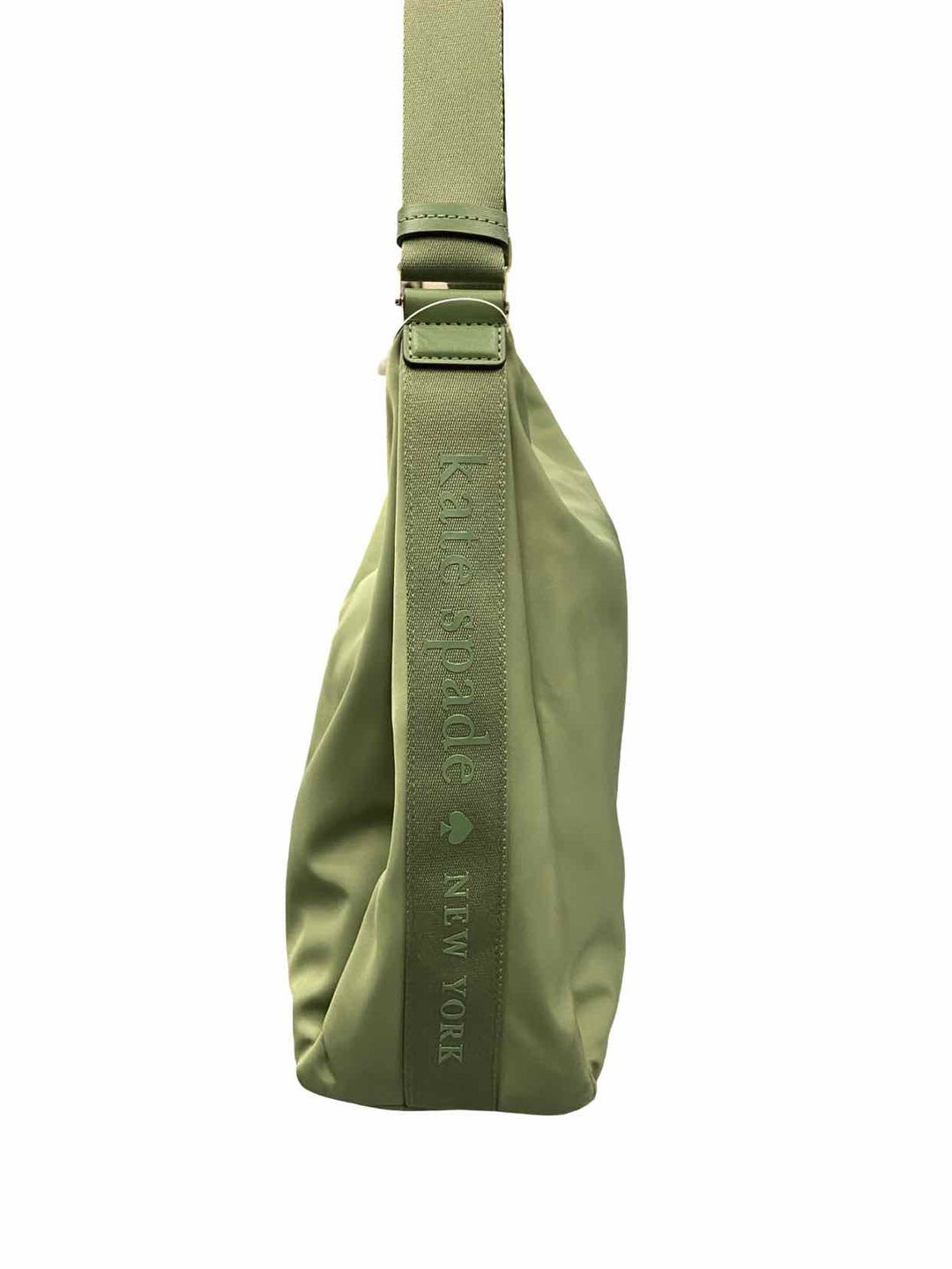 KATE SPADE Green Carter Nylon Large Convertible Crossbody