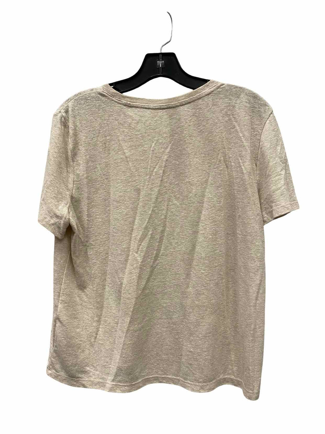 Banana Republic Size M Beige Linen Blend T-shirt