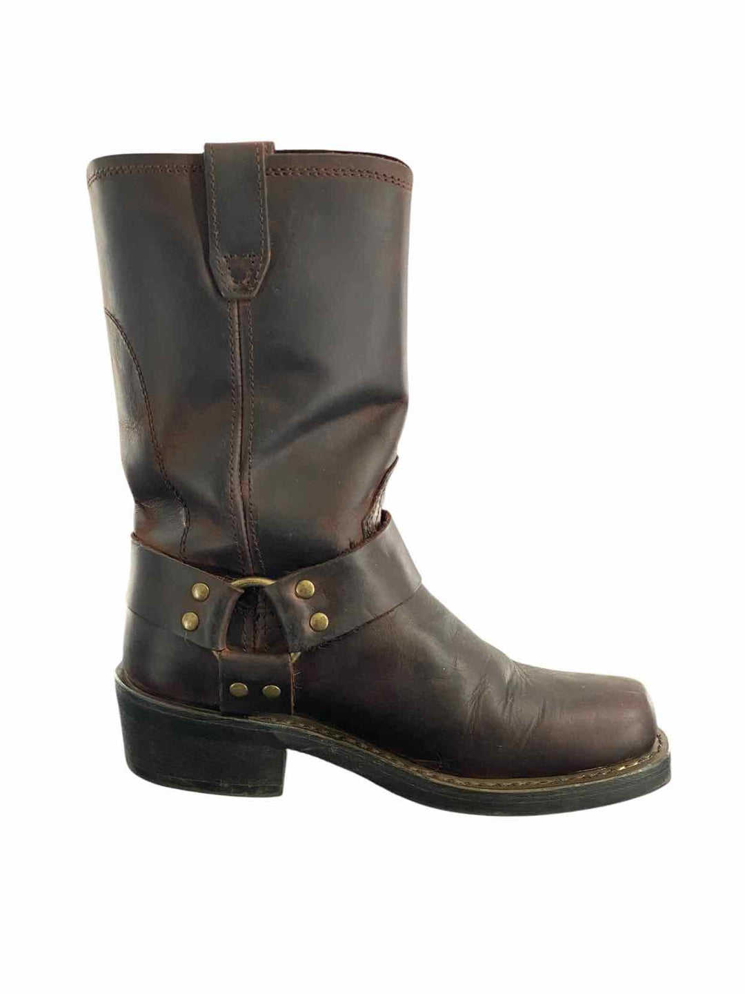 Dingo Shoe Size 7 Brown Leather Boots(knee)