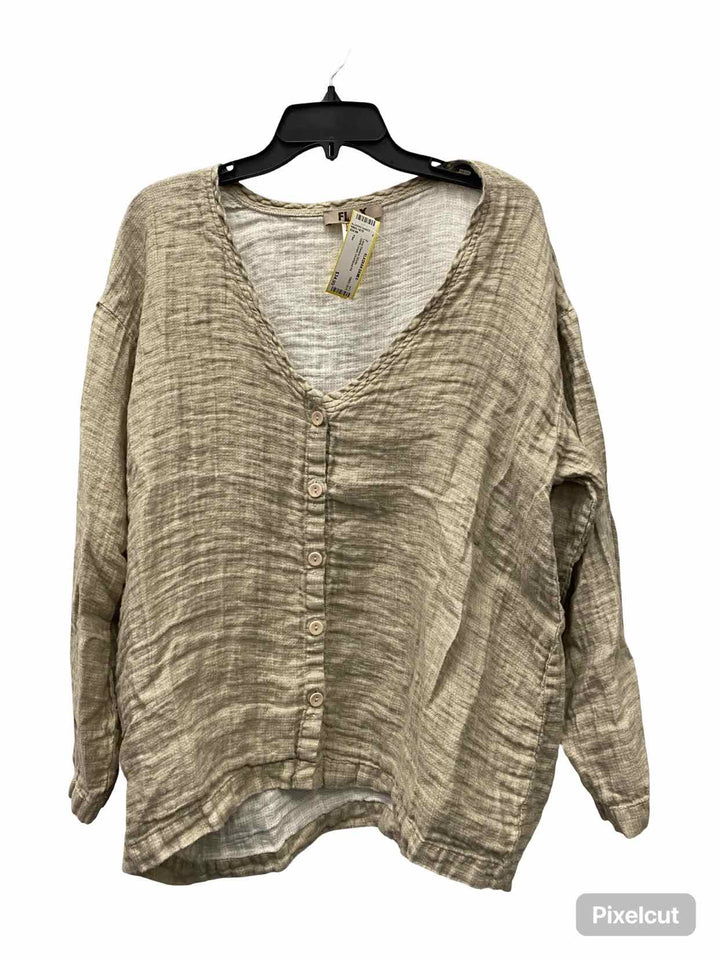 Flax Size S 100% Linen Long Sleeve Shirts