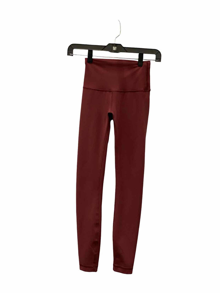 Lululemon Size 2 Burgundy Athletic Pants