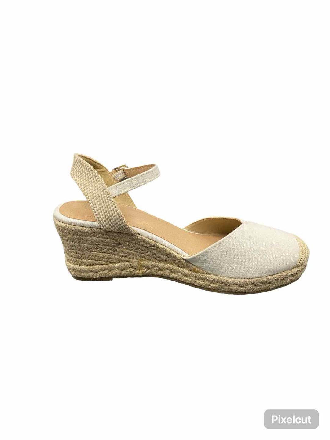 Unknown Shoe Size 7 White Wedge Heels