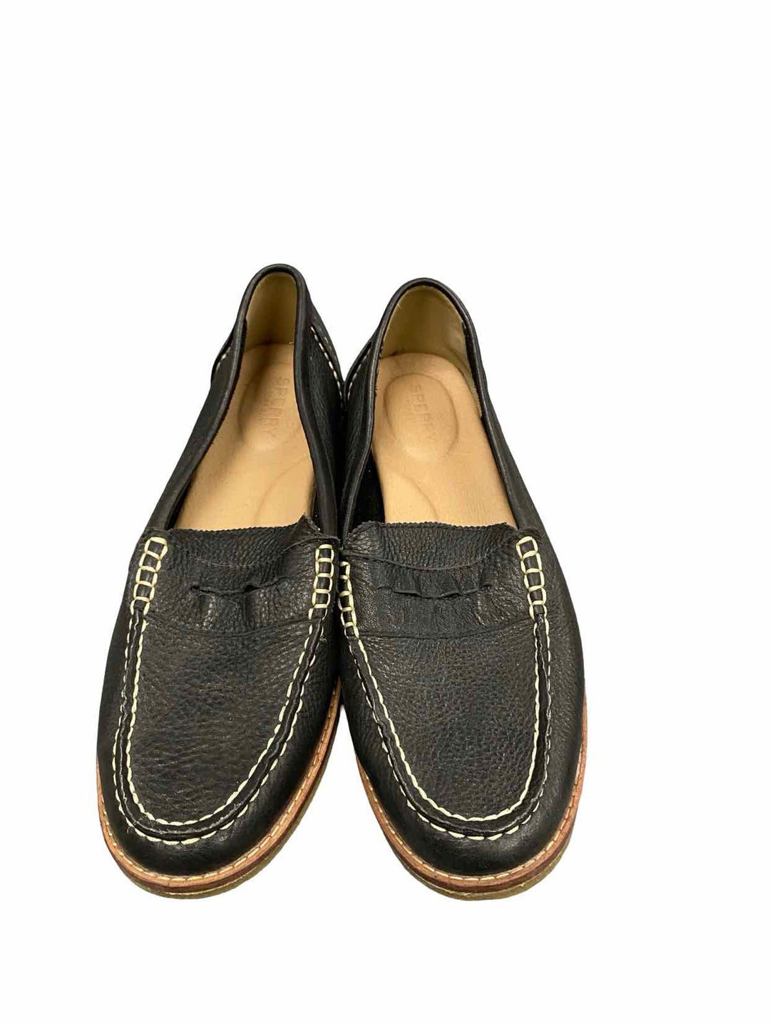 Sperry Shoe Size 10 Black Leather Loafers