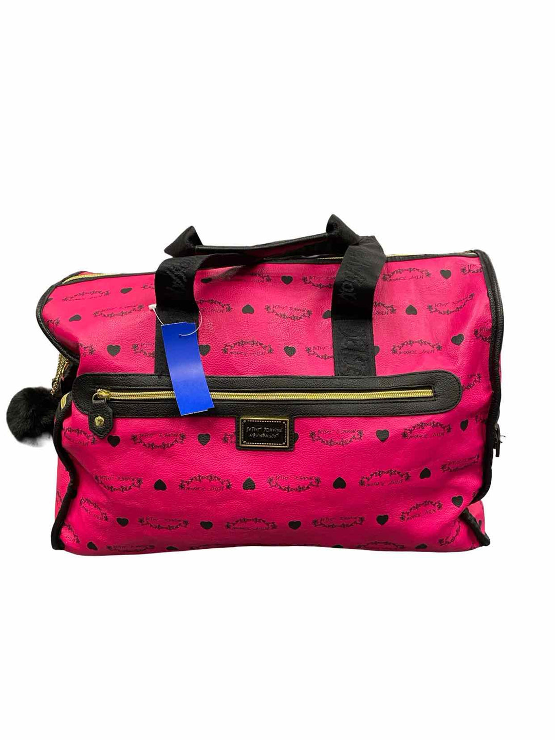 Betsy Johnson Magenta Weekender Purse
