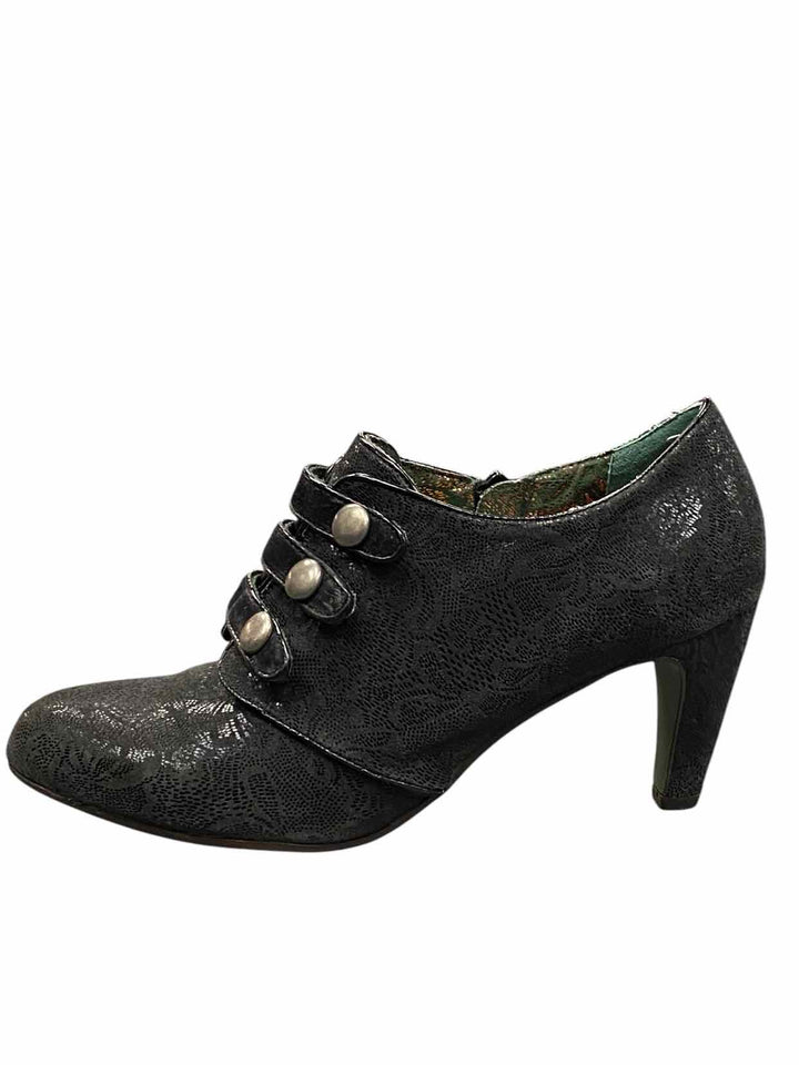 Poetic Licence Shoe Size 39 Black Time Marches On Heels