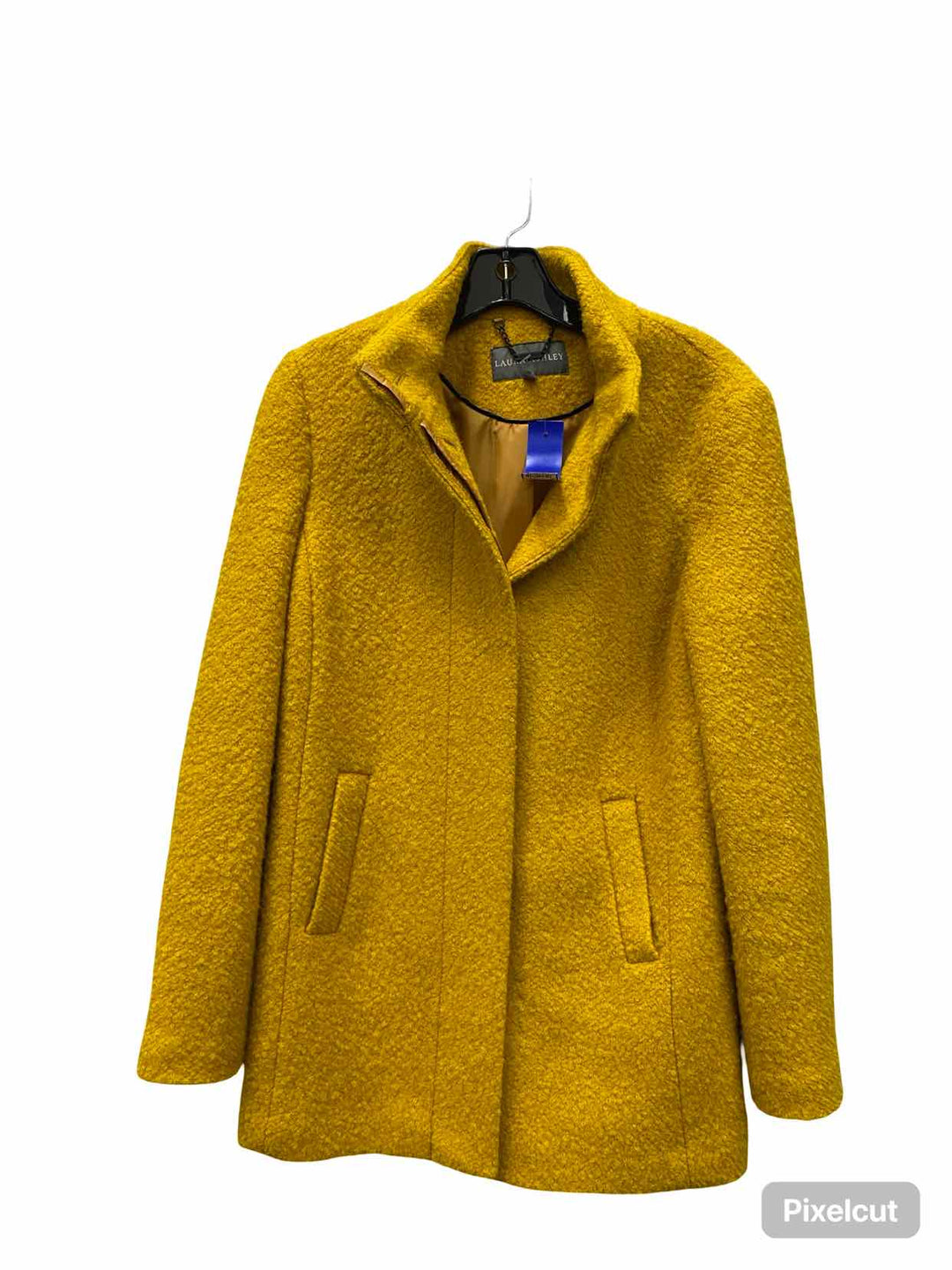 Laura Ashley Size S Yellow 53%wool Coat(Long)