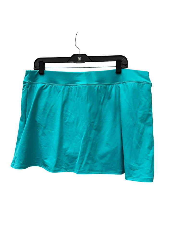 Lands End Size 18 Teal Swimsuit Bottom