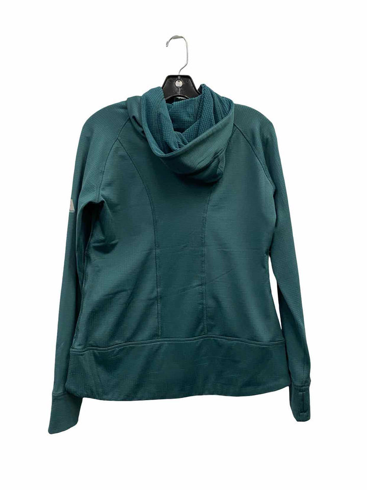 Cabi Size S Orange/Brown Gray Stripe Sweater